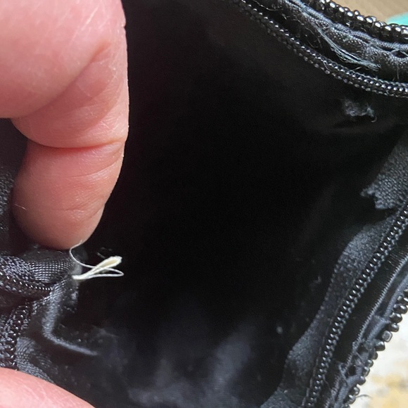 Black Pineapple Sequin and Beaded Clutch - Picture 3 of 5